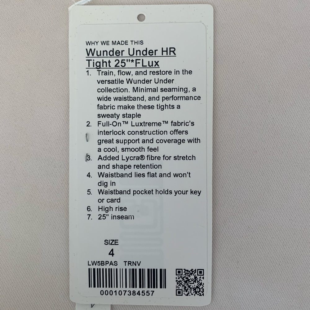 NWOT Lululemon Wunder Under Leggings - Picture 11 of 11